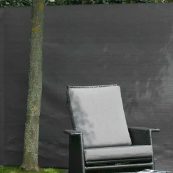 Nature Tuinscherm 1,5x5 m PE antraciet