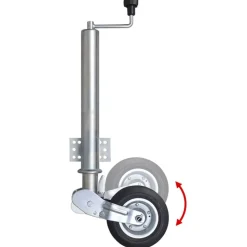 Neuswiel robuust inklapbaar 60 mm