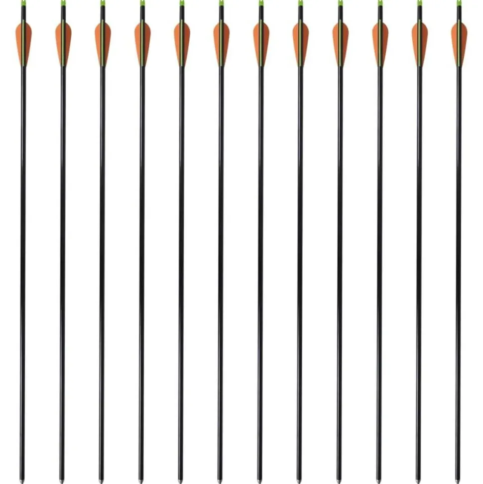 Pijlen compoundboog standaard 30" 0,8 cm glasvezel 12 stuks