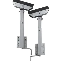 Stalen frame ondersteuning voor de boot aanhanger 63-88 cm (set van 2)