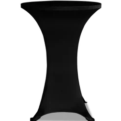 Statafelhoes Stretch Ø60cm Zwart (2 stuks)