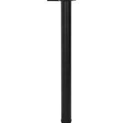 Tafelpoten in hoogte verstelbaar zwart 710 mm 4 st