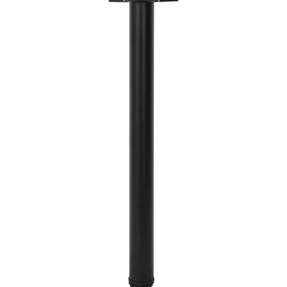 Tafelpoten in hoogte verstelbaar zwart 710 mm 4 st