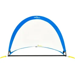vidaXL 2 st Kindervoetbaldoelen met opbergtas 119x82x84,5 cm