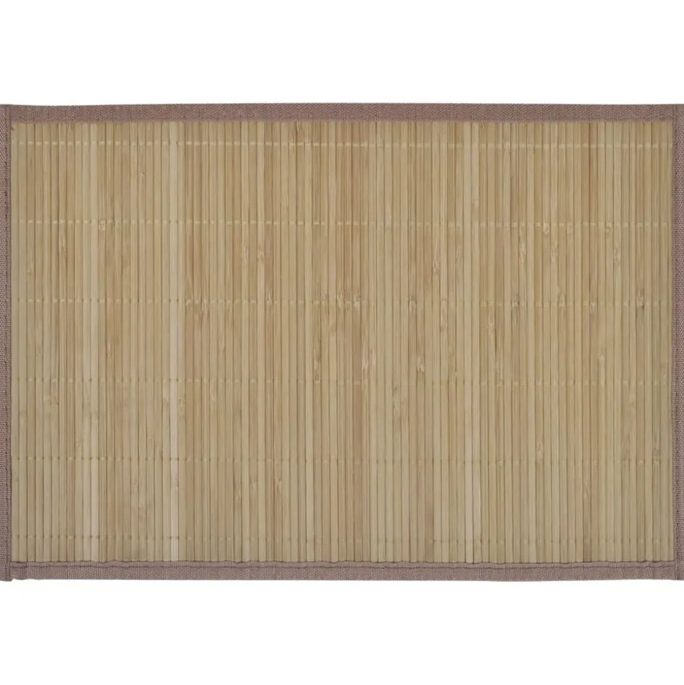 vidaXL 6 st Placemats 30x45 cm bamboe bruin