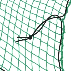 vidaXL Aanhangwagennet elastisch touw 2,1x1,25 m polypropeen groen