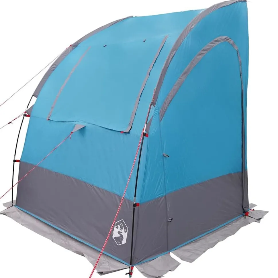 vidaXL Achterkleptent met dak Blauw 194 x 180 x 210 cm taft