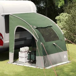 vidaXL Achterkleptent met dak Groen 194 x 180 x 210 cm taft