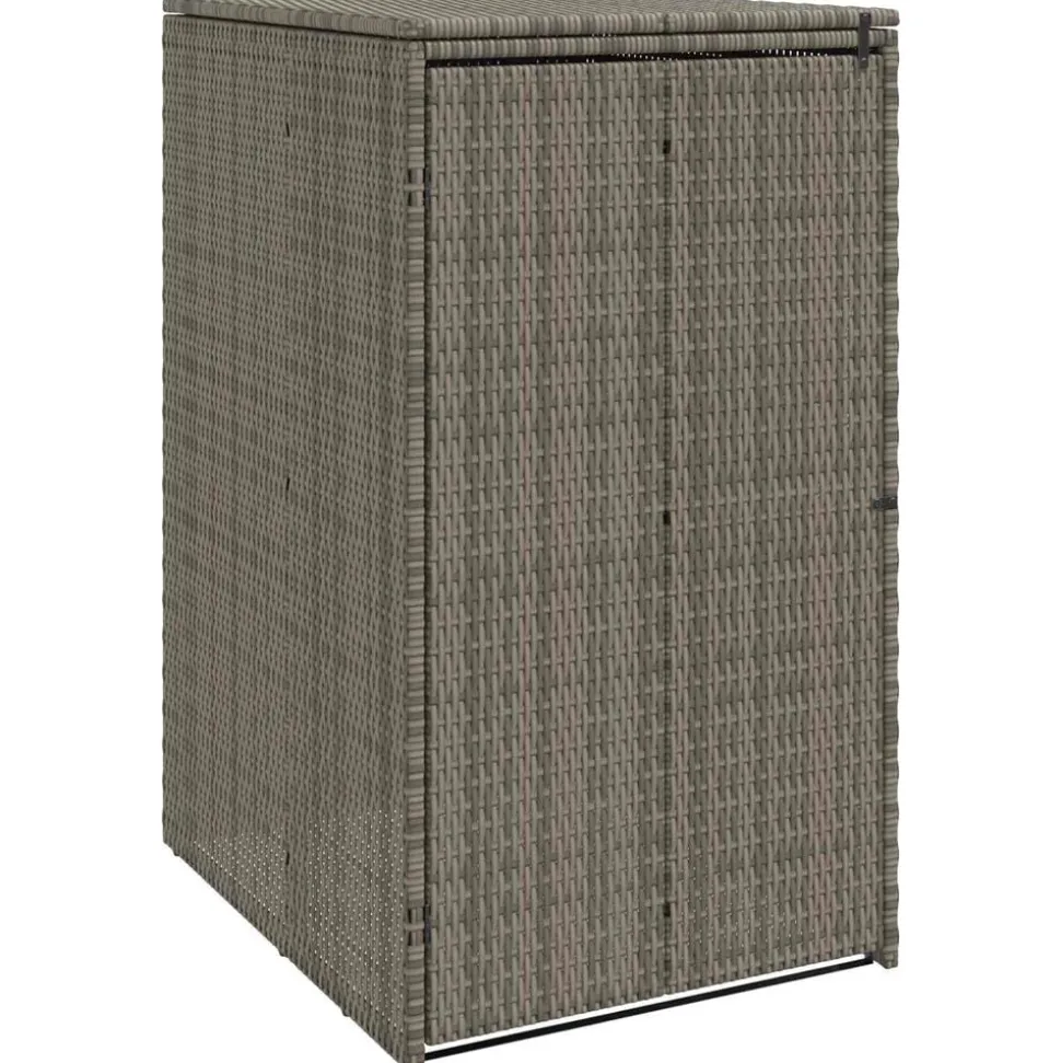 vidaXL Afvalbak Box Grijs 65 x 80 x 115 cm Polyetheen