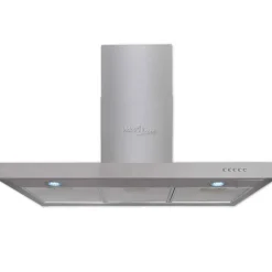 vidaXL Afzuigkap plat 900 mm roestvrij staal