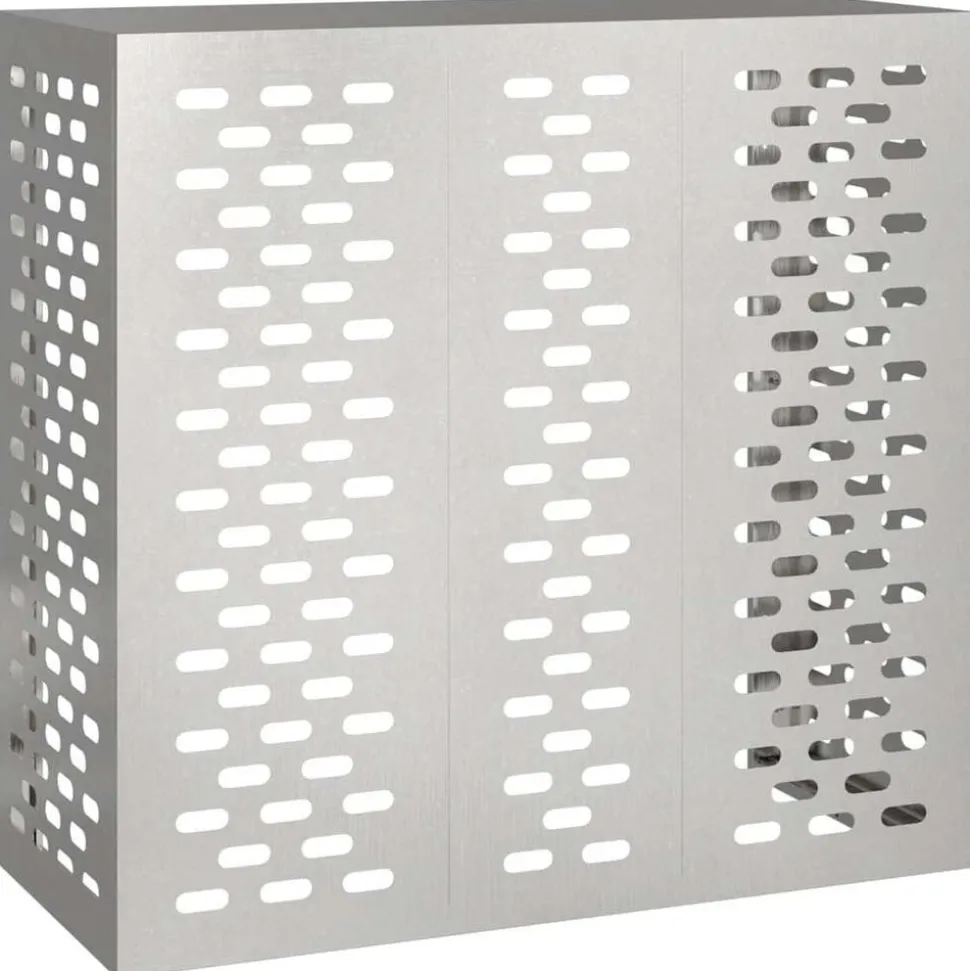 vidaXL Airconditioner hoes Zilver 110 x 50 x 105 cm Roestvrij staal