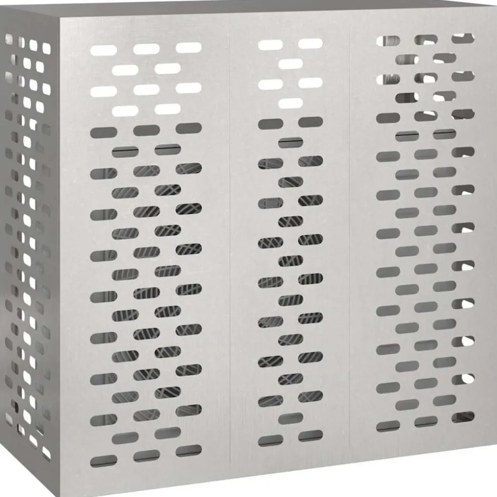 vidaXL Airconditioner hoes Zilver 110 x 50 x 105 cm Roestvrij staal