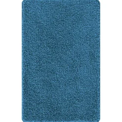 vidaXL Antislip Badmat Blauw 50 x 80 cm PP