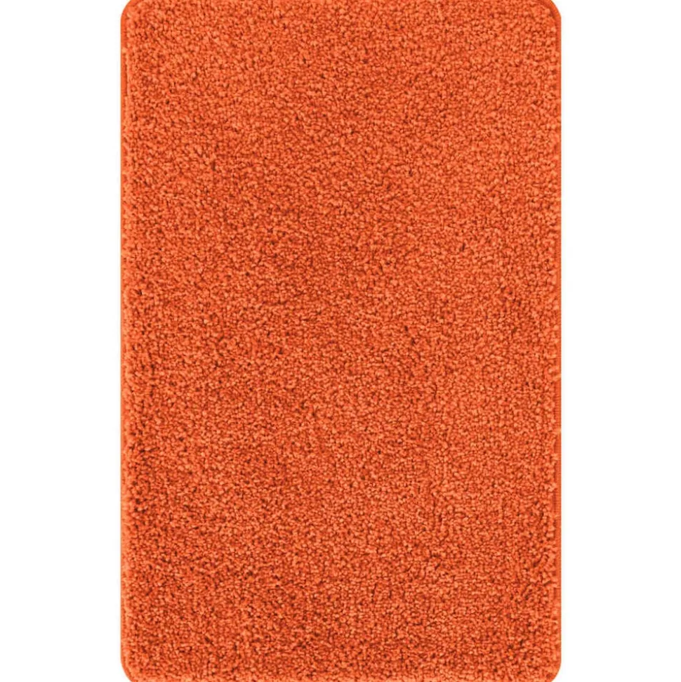 vidaXL Antislip Badmat Oranje 60 x 90 cm PP
