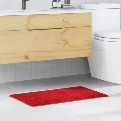 vidaXL Antislip Badmat Rood 50 x 80 cm PP