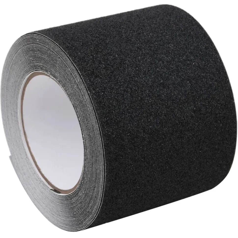 vidaXL Anti-sliptape 0,1x10 m PVC zwart