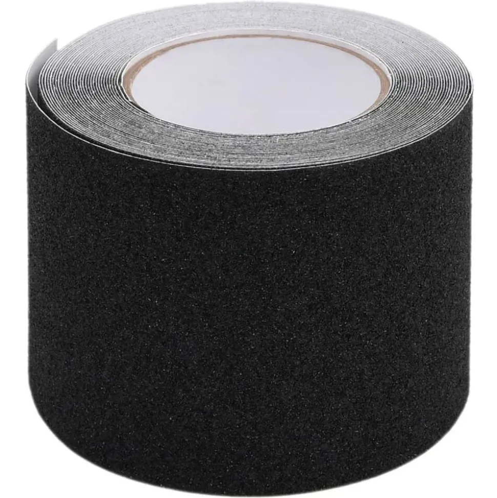 vidaXL Anti-sliptape 0,1x10 m PVC zwart