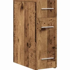 vidaXL Apothekerskast Oud hout 20 x 45,5 x 60 cm Bewerkt hout