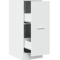 vidaXL Apothekerskast Wit 30x41x77,5 cm Bewerkt Hout