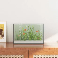 vidaXL Aquarium met opslag Doorzichtig 30 x 20 x 20 cm Glas