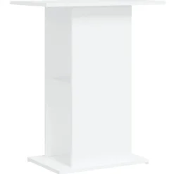 vidaXL Aquariumstandaard 60,5x36x72,5 cm bewerkt hout wit