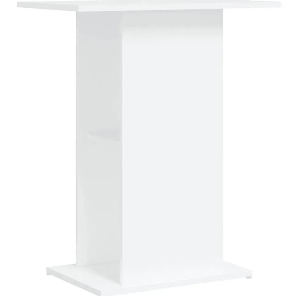 vidaXL Aquariumstandaard 60,5x36x72,5 cm bewerkt hout wit