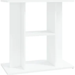 vidaXL Aquariumstandaard 60x30x60 cm bewerkt hout wit