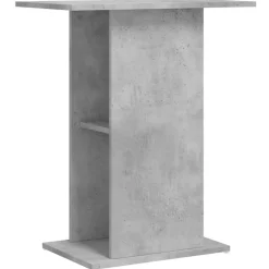 vidaXL Aquariumstandaard betongrijs 60,5x36x72,5 cm bewerkt hout