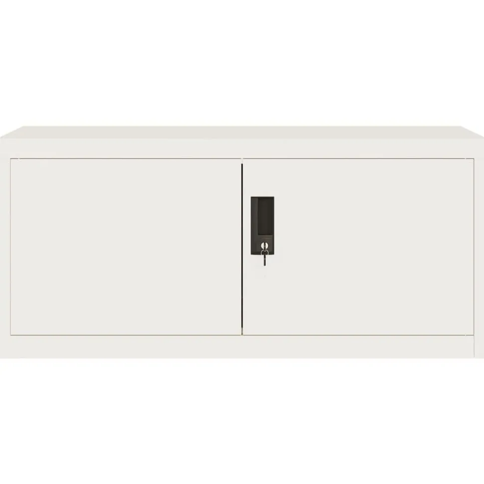 vidaXL Archiefkast 90x40x40 cm staal wit