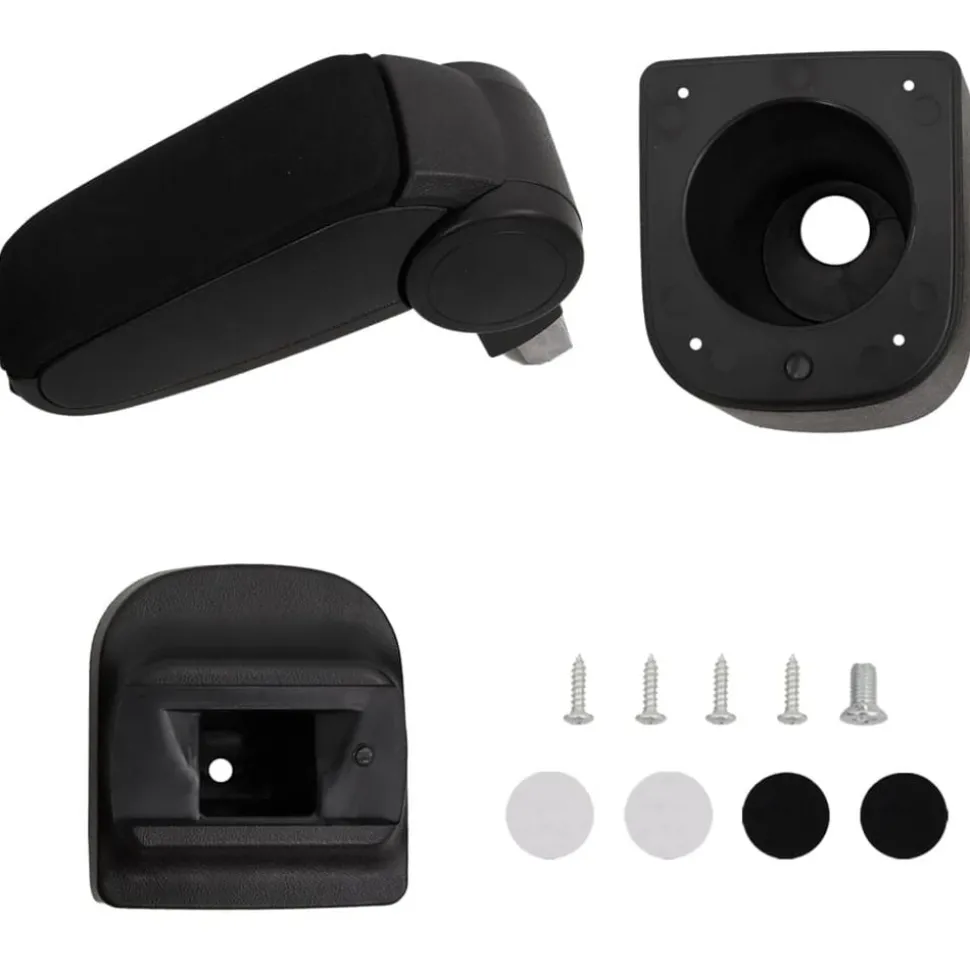 vidaXL Armsteun 12x34x(35-47) cm ABS zwart