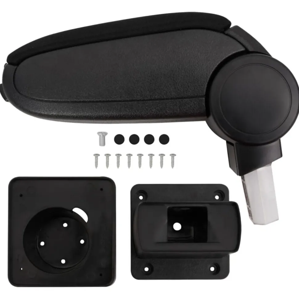 vidaXL Armsteun 13x31,5x(29-51) cm ABS zwart