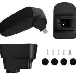 vidaXL Armsteun 11x35x(32-49) cm ABS zwart