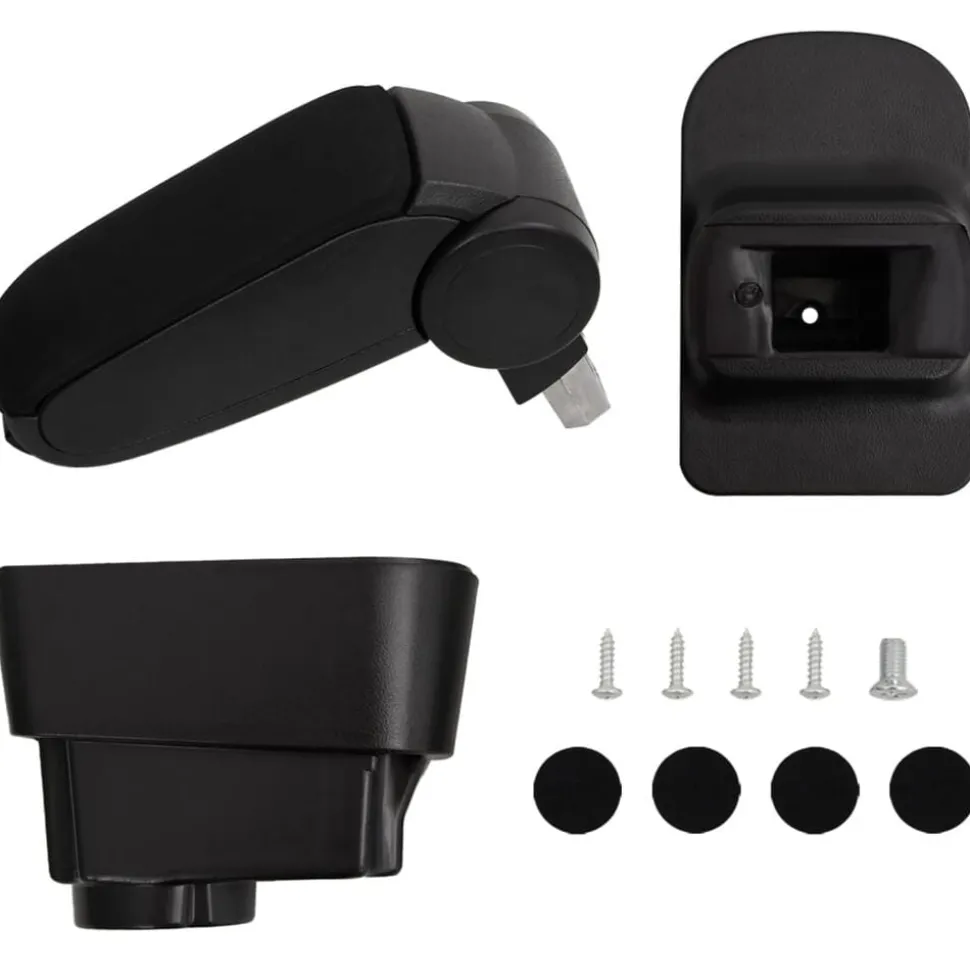 vidaXL Armsteun 11x35x(32-49) cm ABS zwart