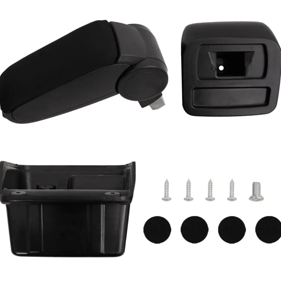 vidaXL Armsteun 15x31x(28-44) cm ABS zwart