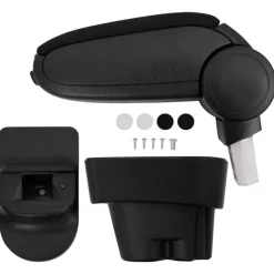 vidaXL Armsteun 12x36x(33,5-48) cm ABS zwart