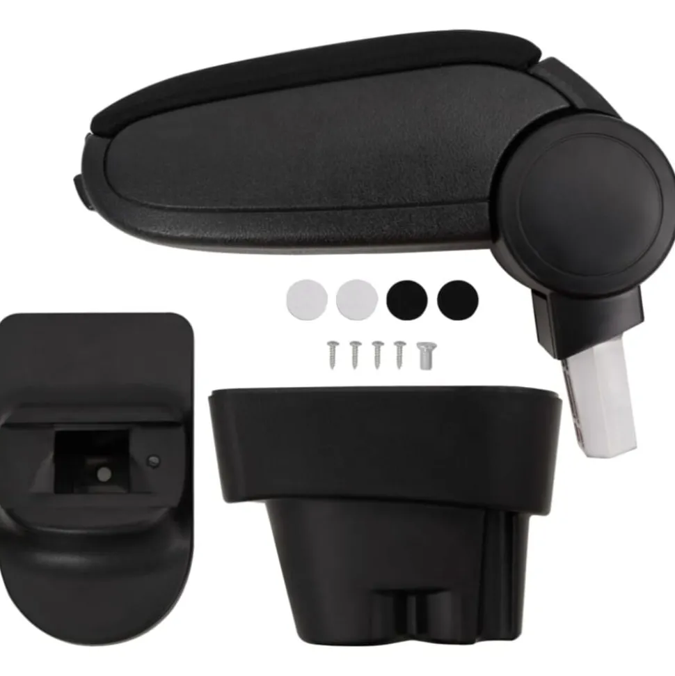 vidaXL Armsteun 12x36x(33,5-48) cm ABS zwart