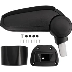 vidaXL Armsteun 14,5x31,5x(30-48) cm ABS zwart