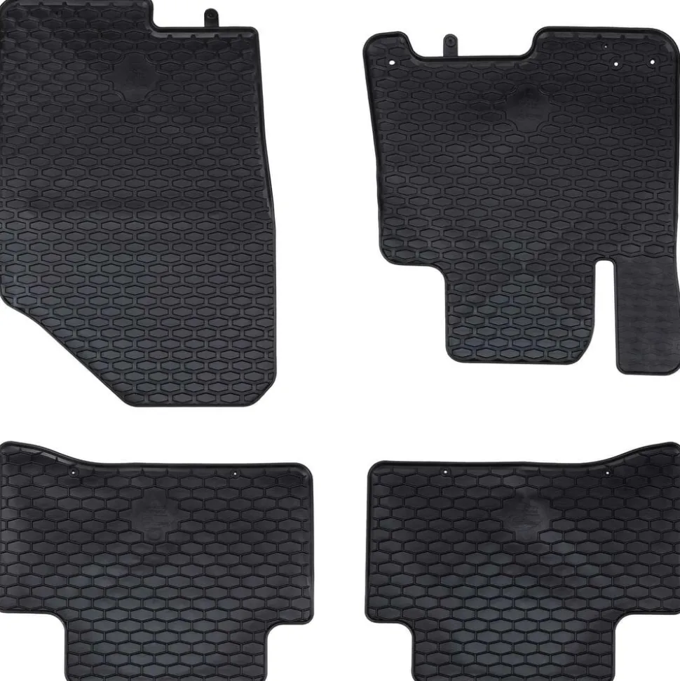 vidaXL Autobodemmat 4 pcs Zwart geschikt voor TUCSON 2020- Rubber