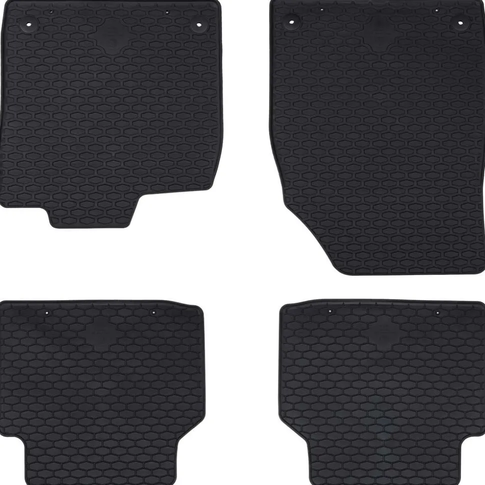 vidaXL Autobodemmat 4 pcs Zwart Geschikt voor Audi Q4 etron 2022-