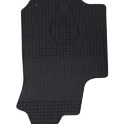 vidaXL Autobodemmat 4 pcs Zwart Rubber