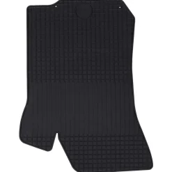 vidaXL Autobodemmat 4 pcs Zwart Rubber