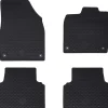 vidaXL Autobodemmat 4 pcs Zwart geschikt voor VW ID.3 2019- Rubber