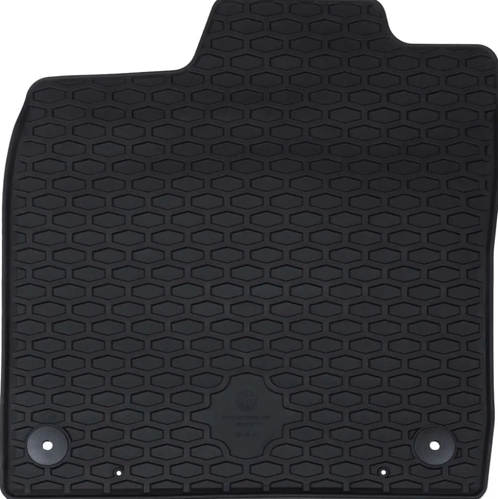 vidaXL Autobodemmat 4 pcs Zwart geschikt voor VW ID.3 2019- Rubber