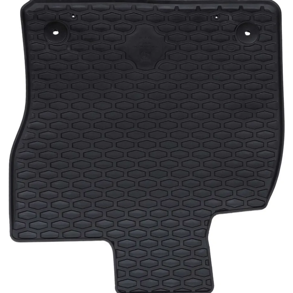 vidaXL Autobodemmat 4 pcs Zwart geschikt voor VW T-ROC 2017- Rubber