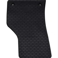 vidaXL Autobodemmat 4 pcs Zwart Rubber
