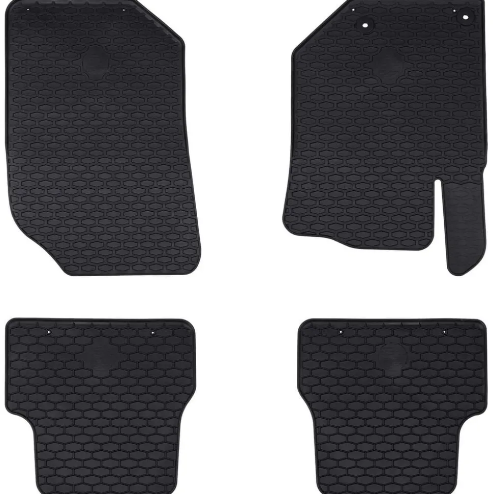 vidaXL Autobodemmat 4 pcs Zwart geschikt voor DS3 2019- Rubber