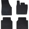 vidaXL Autobodemmat 4 pcs Zwart geschikt voor VW ID.7 2023- Rubber
