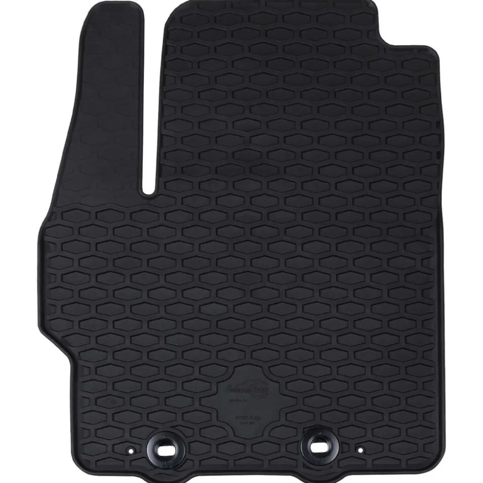 vidaXL Autobodemmat 4 pcs Zwart geschikt voor Toyota AYGO X 2022-