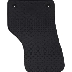 vidaXL Autobodemmat 4 pcs Zwart Rubber