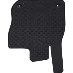 vidaXL Autobodemmat 4 pcs Zwart Rubber